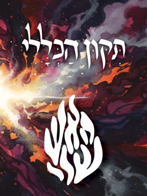 תיקון הכללי – האש שלי סגול, בורדו, כתום ושחור